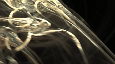 Fantezi kaotik renkli fraktal desen. Soyut Fraktal şekiller. 3D render resimde arka plan veya duvar kağıdı.