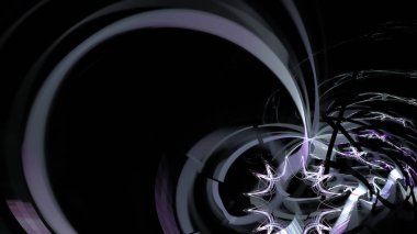 Fantezi kaotik renkli fraktal desen. Soyut Fraktal şekiller. 3D render resimde arka plan veya duvar kağıdı.