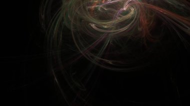 Fantezi kaotik renkli fraktal desen. Soyut Fraktal şekiller. 3D render resimde arka plan veya duvar kağıdı.