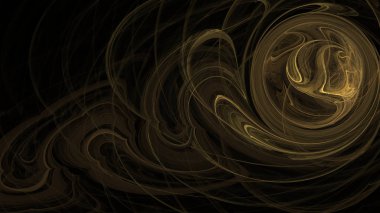 Fantezi kaotik renkli fraktal desen. Soyut Fraktal şekiller. 3D render resimde arka plan veya duvar kağıdı.