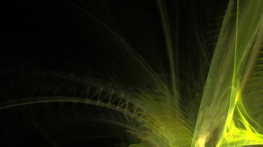 Fantezi kaotik renkli fraktal desen. Soyut Fraktal şekiller. 3D render resimde arka plan veya duvar kağıdı.