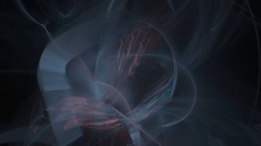 Fantezi kaotik renkli fraktal desen. Soyut Fraktal şekiller. 3D render resimde arka plan veya duvar kağıdı.