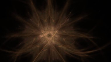 Fantezi kaotik renkli fraktal desen. Soyut Fraktal şekiller. 3D render resimde arka plan veya duvar kağıdı.