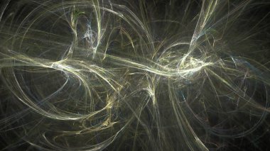 Fantezi kaotik renkli fraktal desen. Soyut Fraktal şekiller. 3D render resimde arka plan veya duvar kağıdı.