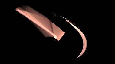 Fantezi kaotik renkli fraktal desen. Soyut Fraktal şekiller. 3D render resimde arka plan veya duvar kağıdı.