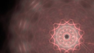 Fantezi kaotik renkli fraktal desen. Soyut Fraktal şekiller. 3D render resimde arka plan veya duvar kağıdı.