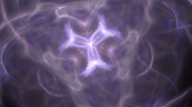 Fantezi kaotik renkli fraktal desen. Soyut Fraktal şekiller. 3D render resimde arka plan veya duvar kağıdı.