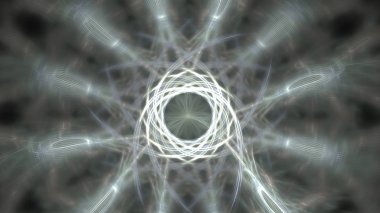 Fantezi kaotik renkli fraktal desen. Soyut Fraktal şekiller. 3D render resimde arka plan veya duvar kağıdı.