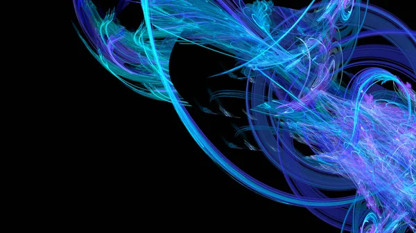 Fantezi kaotik renkli fraktal desen. Soyut Fraktal şekiller. 3D render resimde arka plan veya duvar kağıdı.