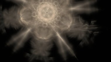 Fantezi kaotik renkli fraktal desen. Soyut Fraktal şekiller. 3D render resimde arka plan veya duvar kağıdı.