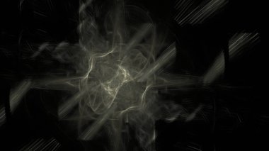 Fantezi kaotik renkli fraktal desen. Soyut Fraktal şekiller. 3D render resimde arka plan veya duvar kağıdı.