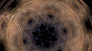 Fantezi kaotik renkli fraktal desen. Soyut Fraktal şekiller. 3D render resimde arka plan veya duvar kağıdı.