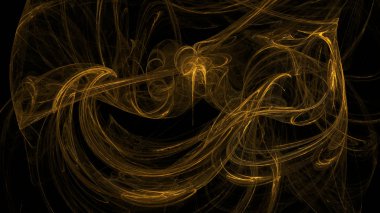 Fantezi kaotik renkli fraktal desen. Soyut Fraktal şekiller. 3D render resimde arka plan veya duvar kağıdı.