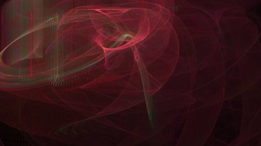 Fantezi kaotik renkli fraktal desen. Soyut Fraktal şekiller. 3D render resimde arka plan veya duvar kağıdı.