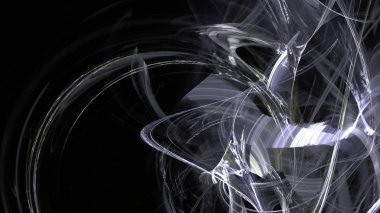 Fantezi kaotik renkli fraktal desen. Soyut Fraktal şekiller. 3D render resimde arka plan veya duvar kağıdı.