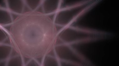 Fantezi kaotik renkli fraktal desen. Soyut Fraktal şekiller. 3D render resimde arka plan veya duvar kağıdı.