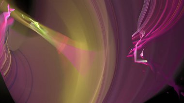 Fantezi kaotik renkli fraktal desen. Soyut Fraktal şekiller. 3D render resimde arka plan veya duvar kağıdı.