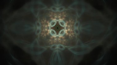 Fantezi kaotik renkli fraktal desen. Soyut Fraktal şekiller. 3D render resimde arka plan veya duvar kağıdı.