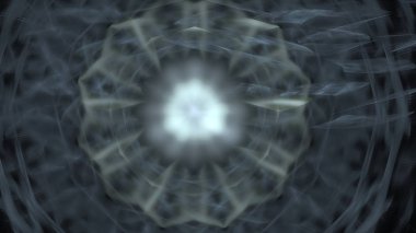 Fantezi kaotik renkli fraktal desen. Soyut Fraktal şekiller. 3D render resimde arka plan veya duvar kağıdı.