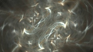 Fantezi kaotik renkli fraktal desen. Soyut Fraktal şekiller. 3D render resimde arka plan veya duvar kağıdı.