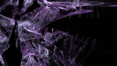 Fantezi kaotik renkli fraktal desen. Soyut Fraktal şekiller. 3D render resimde arka plan veya duvar kağıdı.