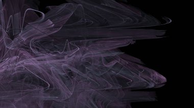 Fantezi kaotik renkli fraktal desen. Soyut Fraktal şekiller. 3D render resimde arka plan veya duvar kağıdı.