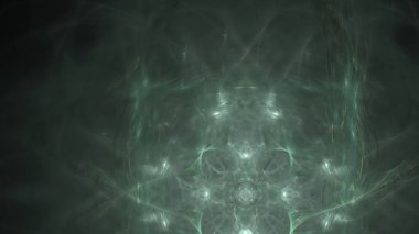 Fantezi kaotik renkli fraktal desen. Soyut Fraktal şekiller. 3D render resimde arka plan veya duvar kağıdı.