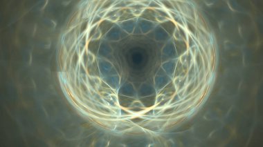 Fantezi kaotik renkli fraktal desen. Soyut Fraktal şekiller. 3D render resimde arka plan veya duvar kağıdı.