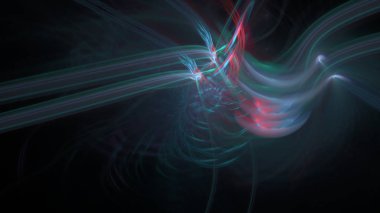 Fantezi kaotik renkli fraktal desen. Soyut Fraktal şekiller. 3D render resimde arka plan veya duvar kağıdı.