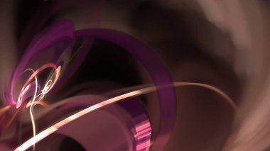 Fantezi kaotik renkli fraktal desen. Soyut Fraktal şekiller. 3D render resimde arka plan veya duvar kağıdı.