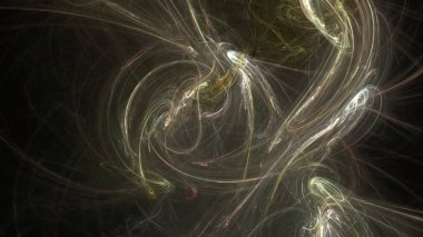 Fantezi kaotik renkli fraktal desen. Soyut Fraktal şekiller. 3D render resimde arka plan veya duvar kağıdı.