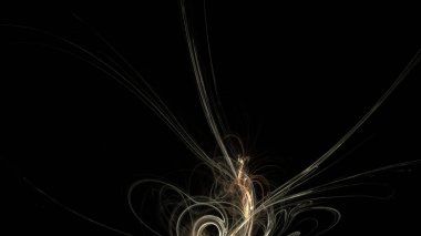 Fantezi kaotik renkli fraktal desen. Soyut Fraktal şekiller. 3D render resimde arka plan veya duvar kağıdı.