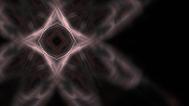 Fantezi kaotik renkli fraktal desen. Soyut Fraktal şekiller. 3D render resimde arka plan veya duvar kağıdı.