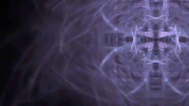 Fantezi kaotik renkli fraktal desen. Soyut Fraktal şekiller. 3D render resimde arka plan veya duvar kağıdı.