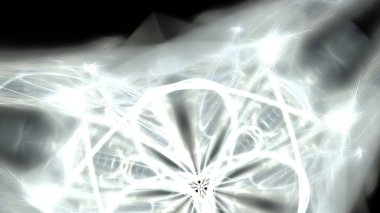 Fantezi kaotik renkli fraktal desen. Soyut Fraktal şekiller. 3D render resimde arka plan veya duvar kağıdı.