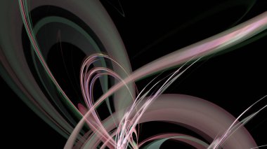 Fantezi kaotik renkli fraktal desen. Soyut Fraktal şekiller. 3D render resimde arka plan veya duvar kağıdı.