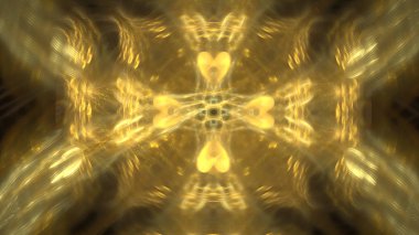 Fantezi kaotik renkli fraktal desen. Soyut Fraktal şekiller. 3D render resimde arka plan veya duvar kağıdı.