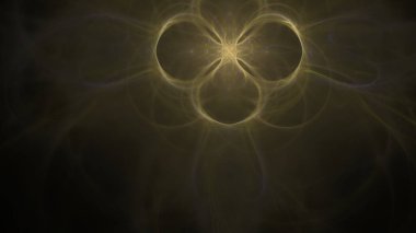 Fantezi kaotik renkli fraktal desen. Soyut Fraktal şekiller. 3D render resimde arka plan veya duvar kağıdı.