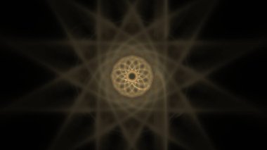 Fantezi kaotik renkli fraktal desen. Soyut Fraktal şekiller. 3D render resimde arka plan veya duvar kağıdı.