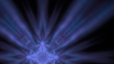 Fantezi kaotik renkli fraktal desen. Soyut Fraktal şekiller. 3D render resimde arka plan veya duvar kağıdı.