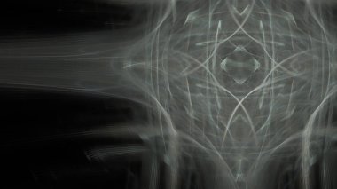 Fantezi kaotik renkli fraktal desen. Soyut Fraktal şekiller. 3D render resimde arka plan veya duvar kağıdı.