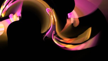 Fantezi kaotik renkli fraktal desen. Soyut Fraktal şekiller. 3D render resimde arka plan veya duvar kağıdı.