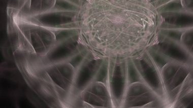 Fantezi kaotik renkli fraktal desen. Soyut Fraktal şekiller. 3D render resimde arka plan veya duvar kağıdı.