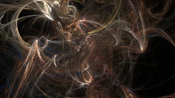 Fantezi kaotik renkli fraktal desen. Soyut Fraktal şekiller. 3D render resimde arka plan veya duvar kağıdı.