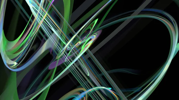 Fantezi kaotik renkli fraktal desen. Soyut Fraktal şekiller. 3D render resimde arka plan veya duvar kağıdı.