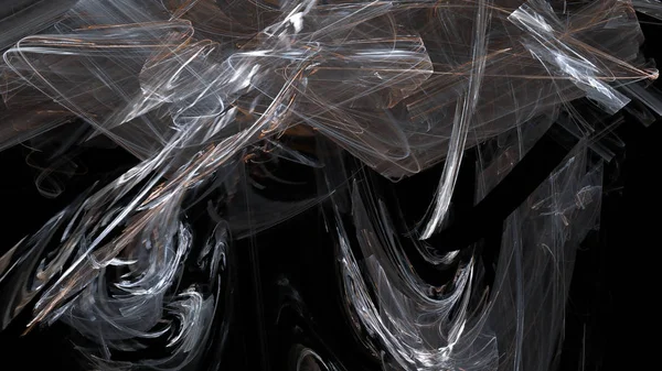 Fantezi kaotik renkli fraktal desen. Soyut Fraktal şekiller. 3D render resimde arka plan veya duvar kağıdı.