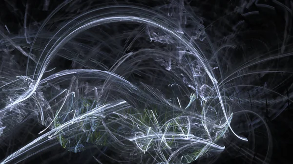 Fantezi kaotik renkli fraktal desen. Soyut Fraktal şekiller. 3D render resimde arka plan veya duvar kağıdı.