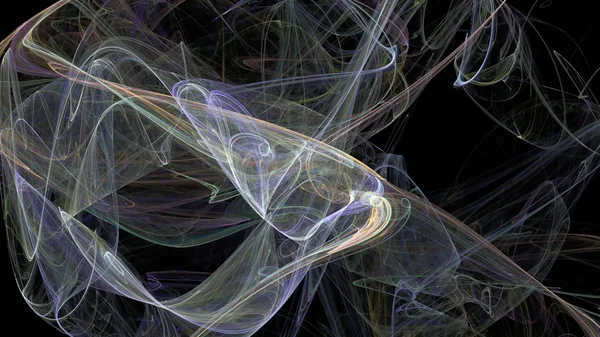 Fantezi kaotik renkli fraktal desen. Soyut Fraktal şekiller. 3D render resimde arka plan veya duvar kağıdı.