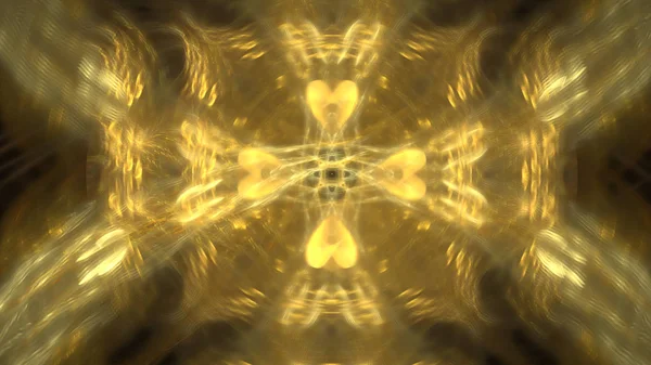 Fantezi kaotik renkli fraktal desen. Soyut Fraktal şekiller. 3D render resimde arka plan veya duvar kağıdı.