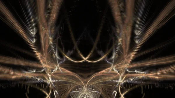 Fantezi kaotik renkli fraktal desen. Soyut Fraktal şekiller. 3D render resimde arka plan veya duvar kağıdı.